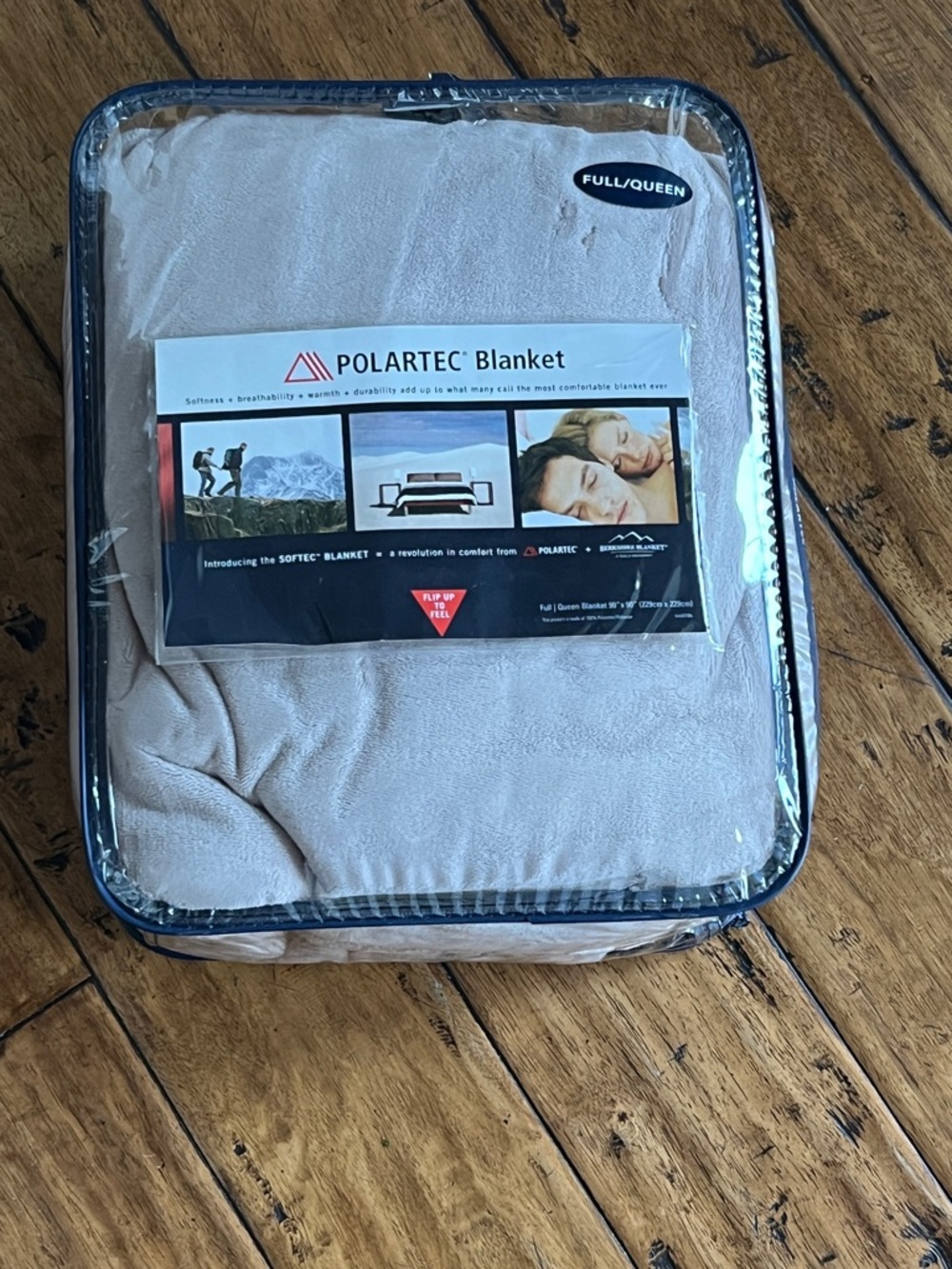 Polartec-Full/Queen Blanket - Soft Beige